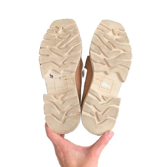 Dolce Vita-Zina Lug Sole Penny Loafers-Blush Suede-Chunky Platform-Women's-6 - Picture 4 of 7